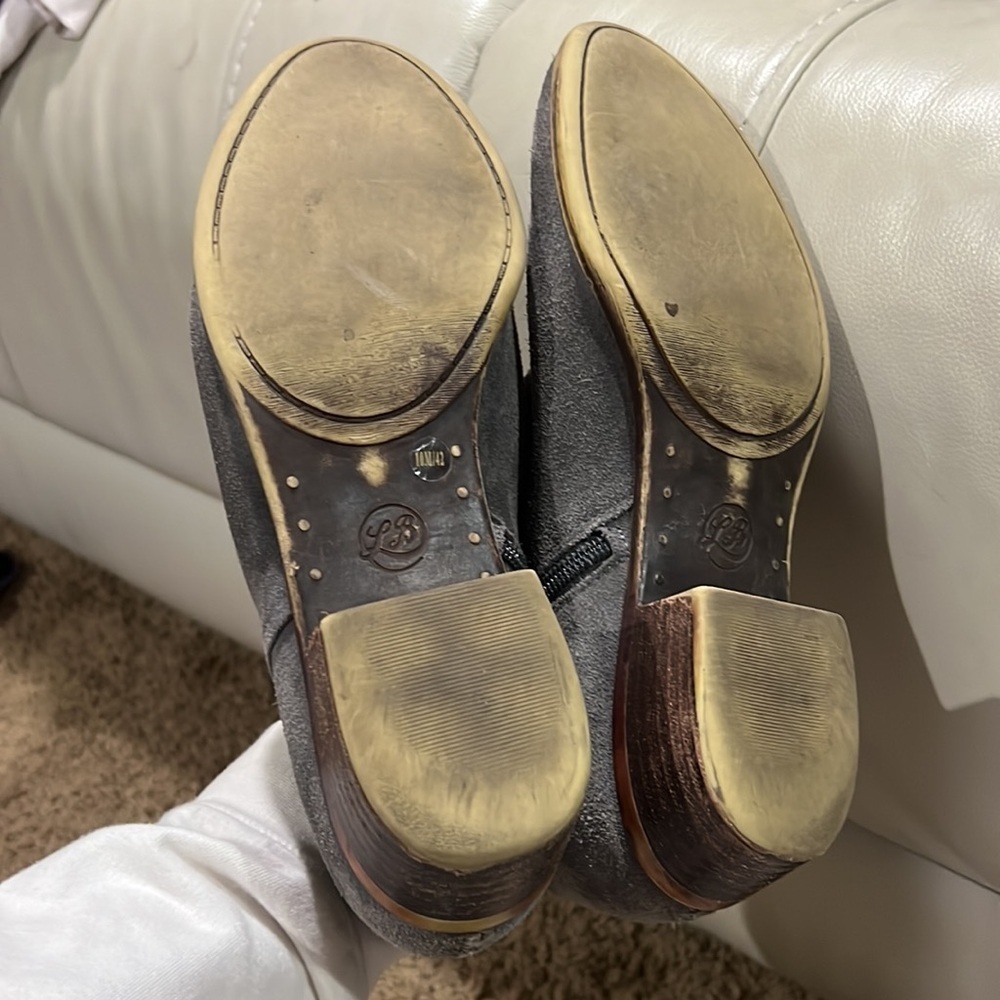 Lucky Brand Leather Ankle Boots size 10 Brett - Picture 11 of 11